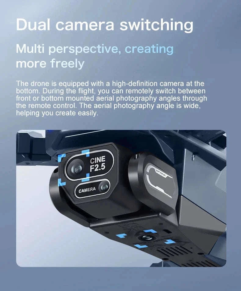 GT8 Drone with 8K Dual Cameras and Screen Remote-GT8 8K - VR - Pad / China Mainland