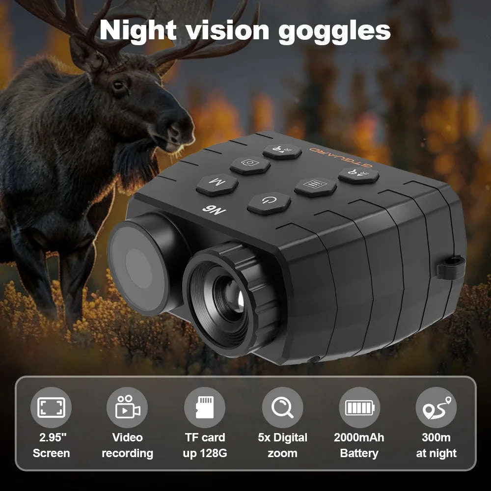 GTGUARD N6 Night Vision Binoculars with 1080P Video-United States