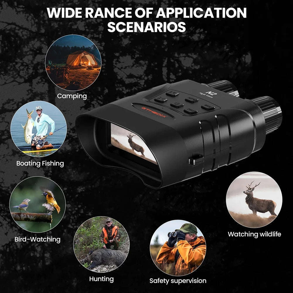 GTMEDIA N2 Night Vision Binoculars with 5X Zoom and 1080P-United States