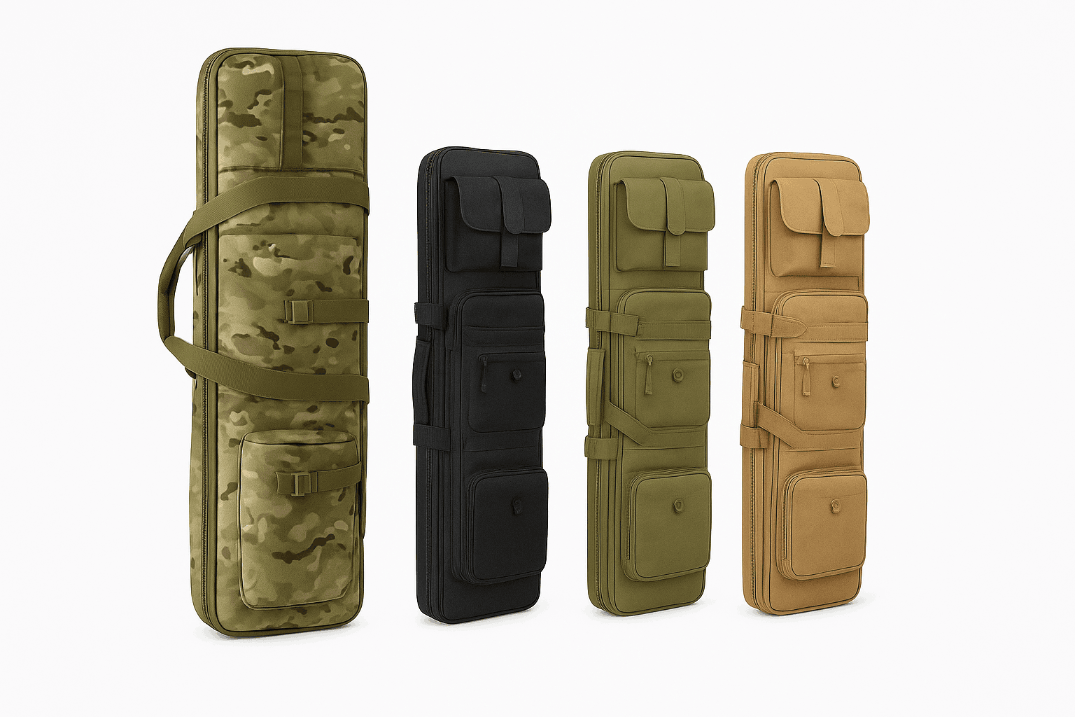Gun Bag Case Rifle Backpack for Hunting and Airsoft-Type 1 green L
