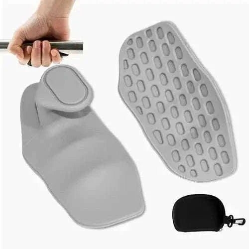 Gym Gloves Grip Strengthener Silicone Palm Grips for Lifting-Pink N92