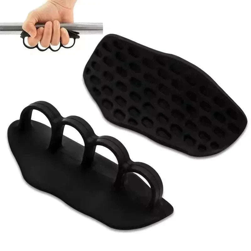 Gym Gloves Grip Strengthener Silicone Palm Grips for Lifting-Pink N92