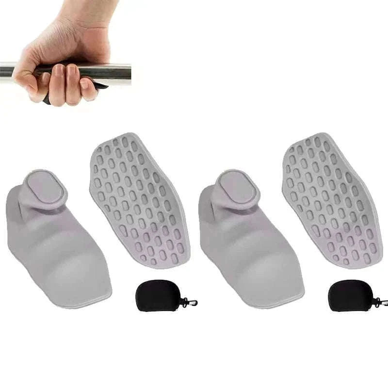 Gym Gloves Grip Strengthener Silicone Palm Grips for Lifting-Pink N92