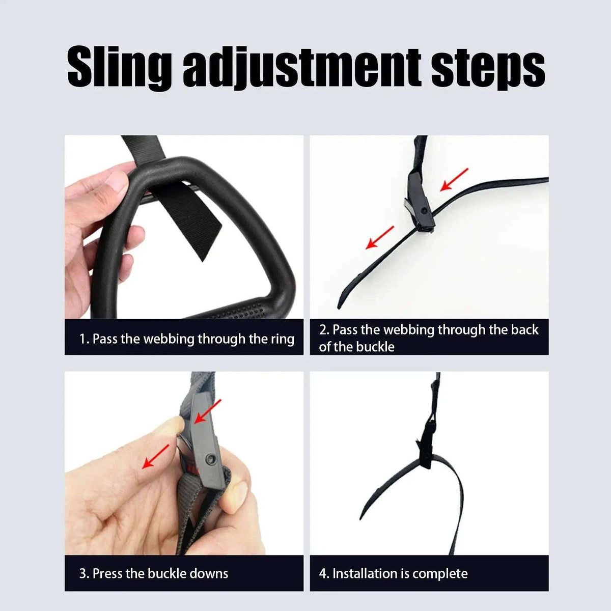Gymnastic Rings with Adjustable Straps for Strength Training-1M