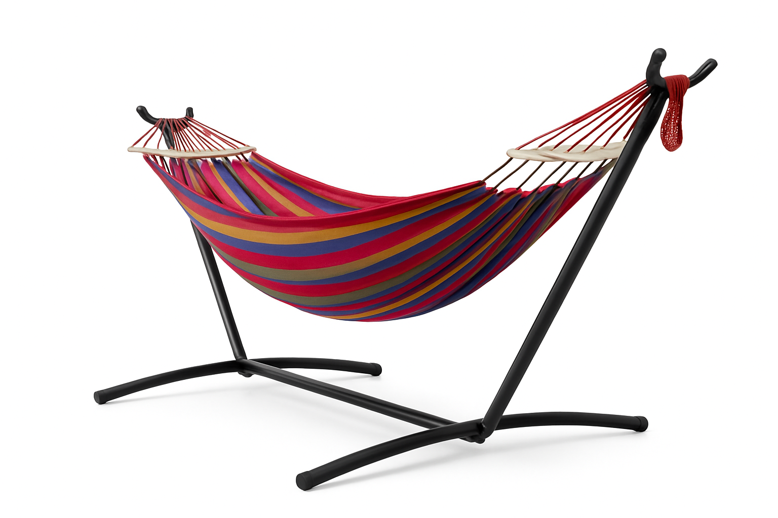 Adjustable Hammock Stand with 600 lb Capacity and Carry Bag