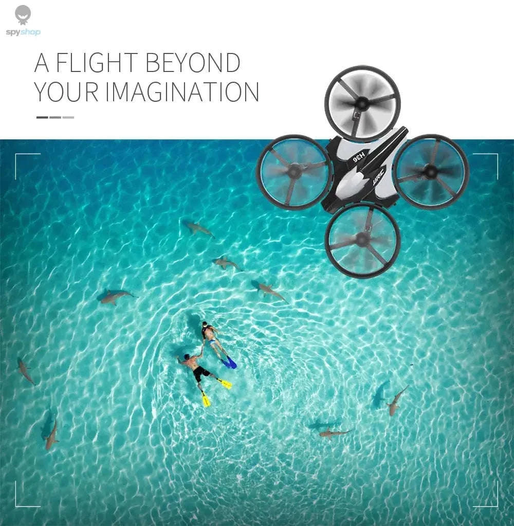 H36 Mini Drone 6‑Axis Quadcopter-blue