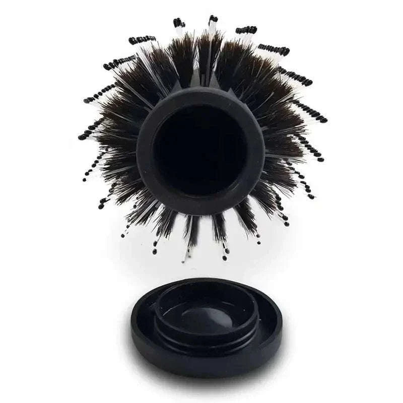Hair Brush with Hidden Compartment Stash Safe for Travel-black