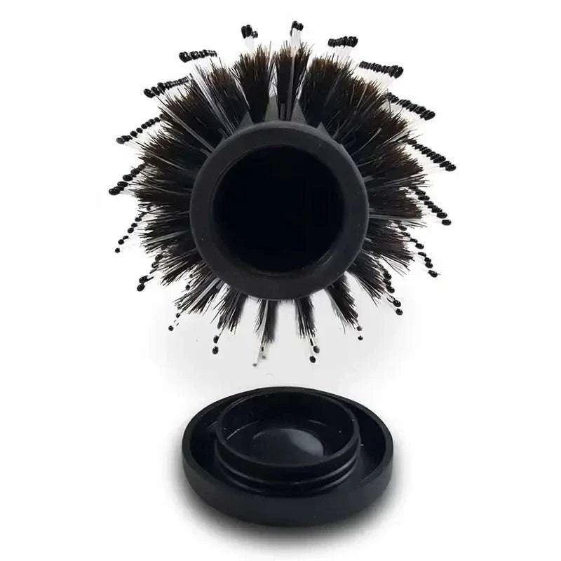 Hair Brush with Hidden Compartment Stash Safe for Travel-black