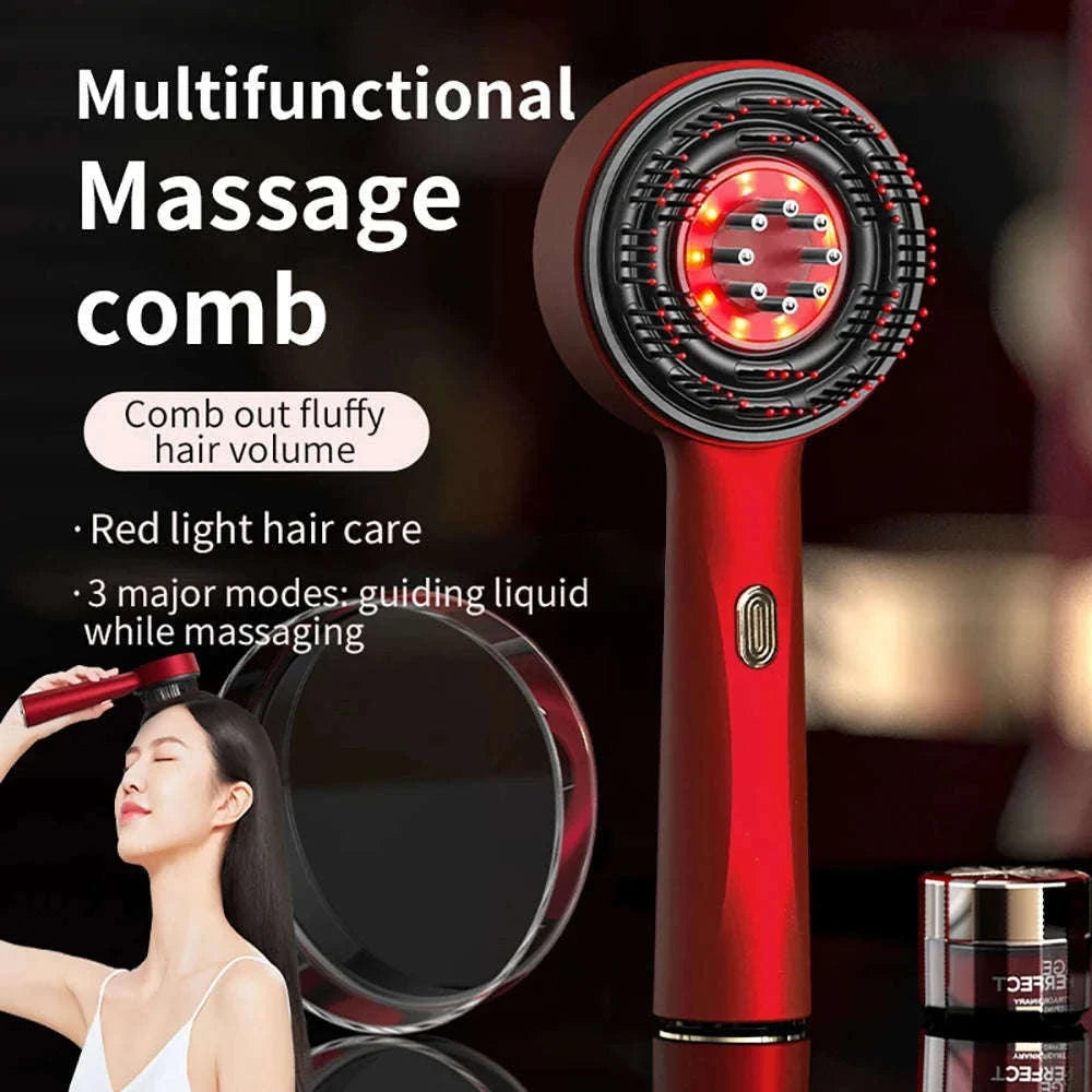 Hair Growth Massage Comb for Scalp Stimulation and Serum Care-New version