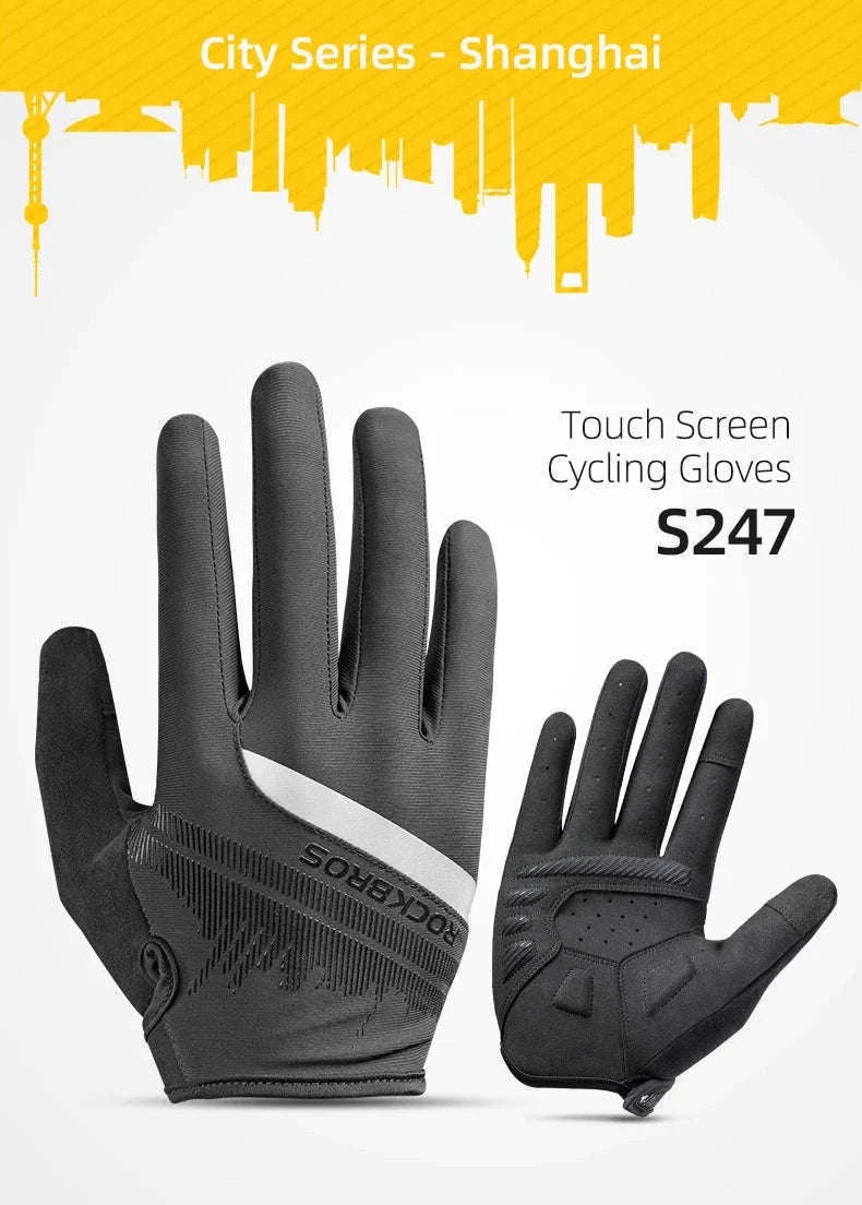 Half Finger Cycling Gloves for Spring and Autumn Riding-S247-1 / XXL