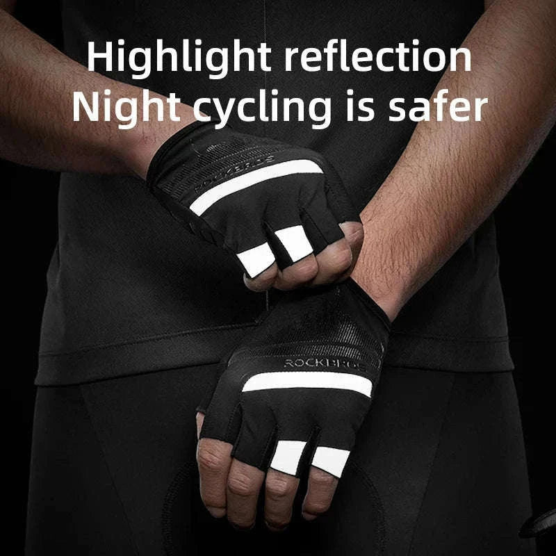 Half Finger Cycling Gloves for Spring and Autumn Riding-S247-1 / XXL