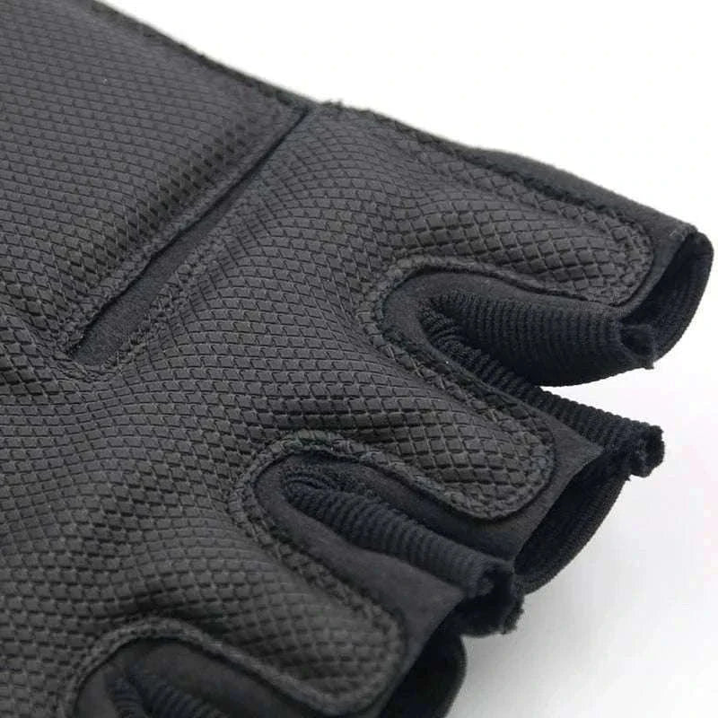 Half Finger Tactical Gloves for Cycling, Shooting & Outdoor Use-camouflage / M