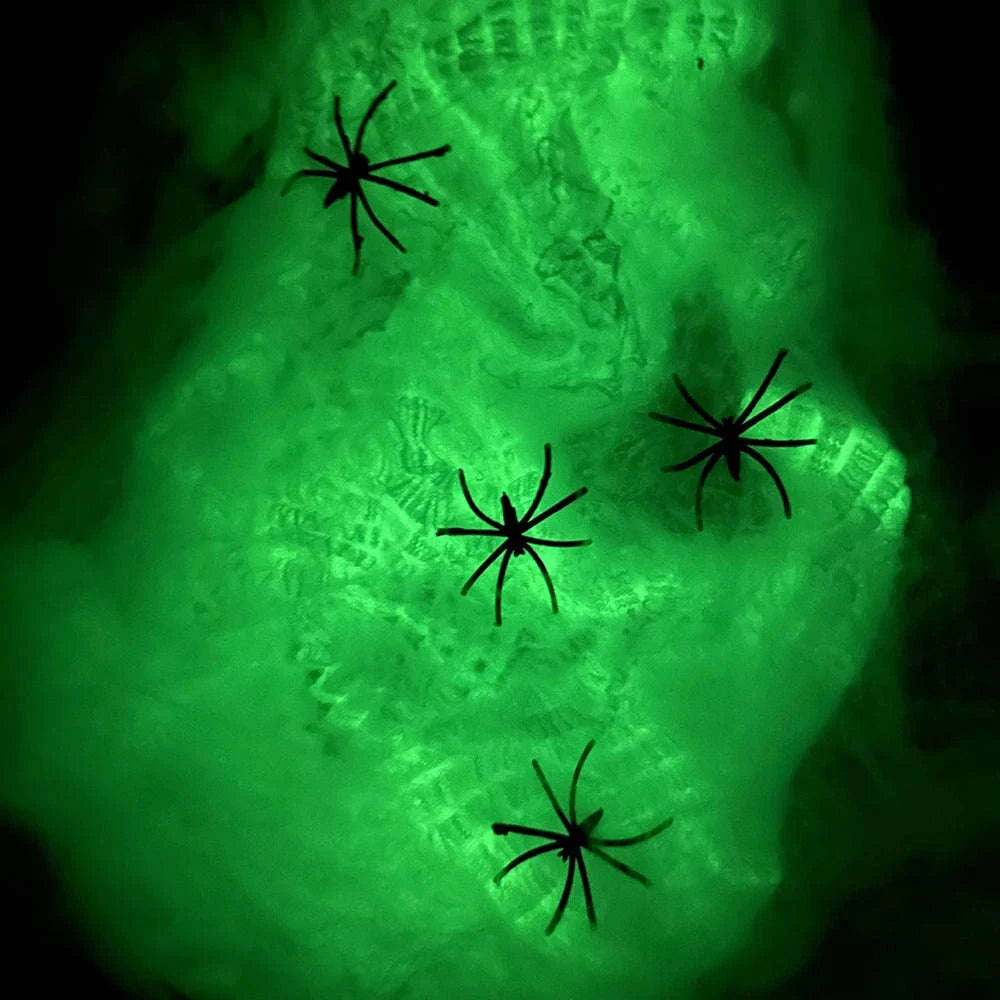 Halloween Fluorescent Spider Webs-Luminous Spider Web / 40g