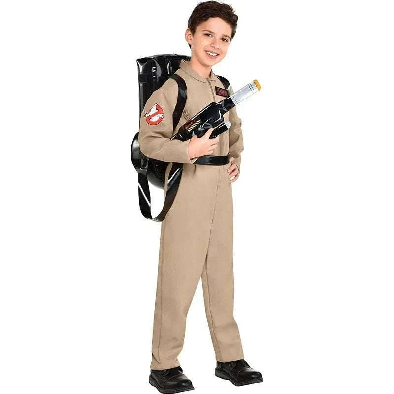 Halloween Ghostbusters Costume Jumpsuit for Adults-C / Adult 180