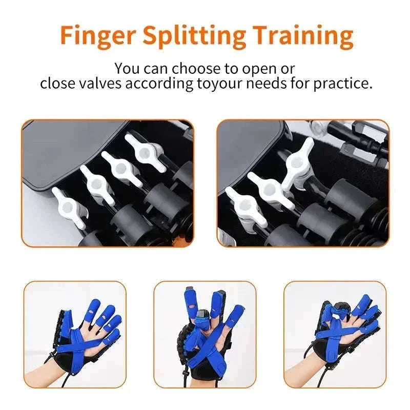 Hand Rehabilitation Glove for Finger Mobility Training-9 right / M