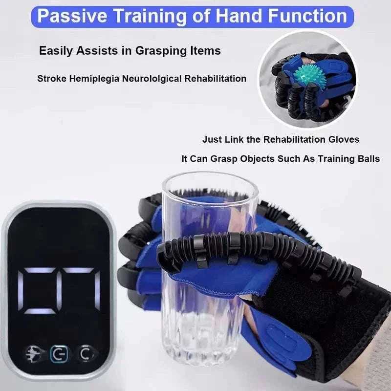 Hand Rehabilitation Glove for Finger Mobility Training-9 right / M