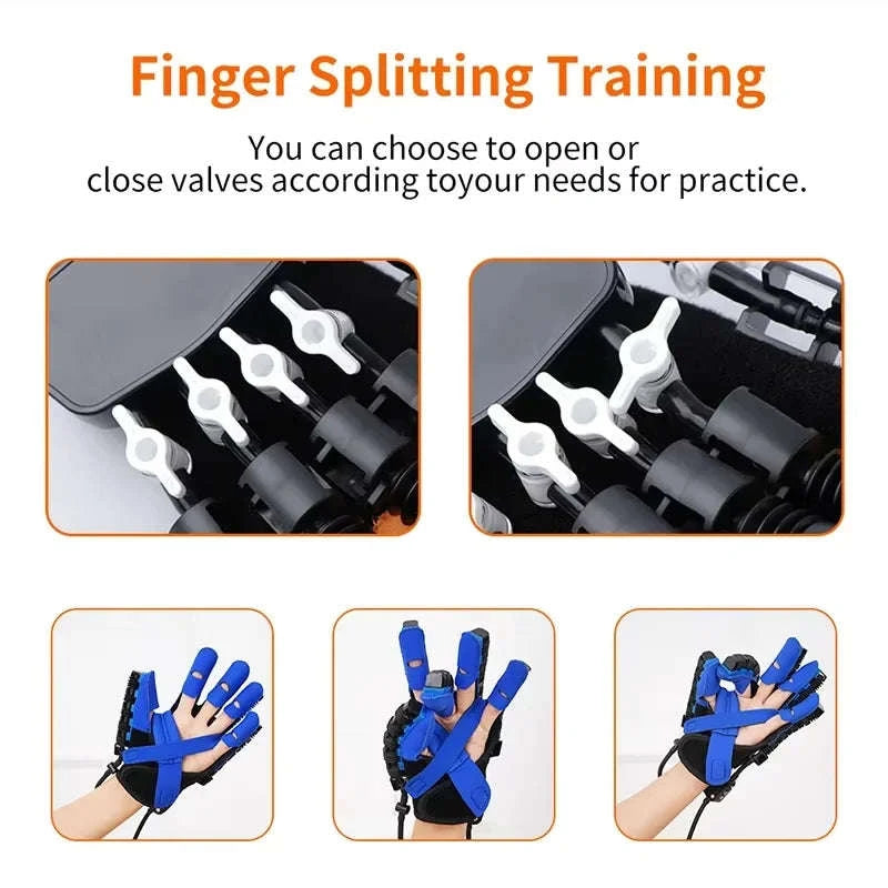 Hand Rehabilitation Robot Glove for Finger Mobility Training-9 right / M