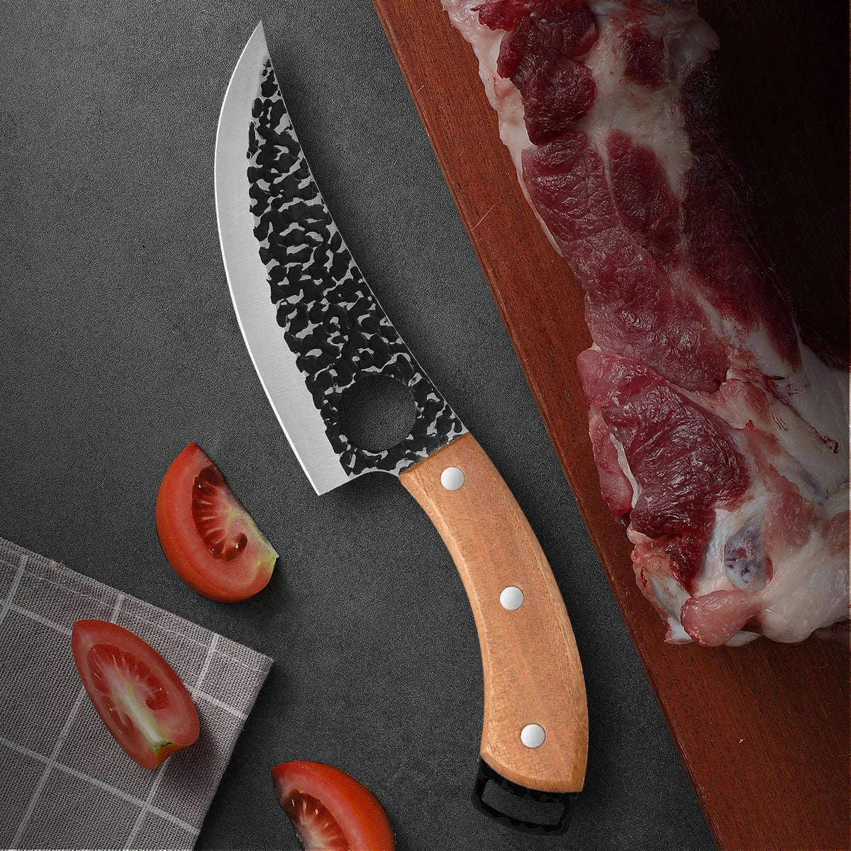 Handcrafted Boning Knife-with Knife Cover