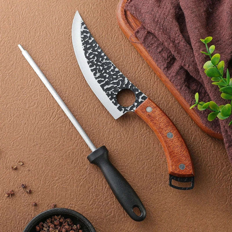 Handcrafted Boning Knife-with Knife Cover