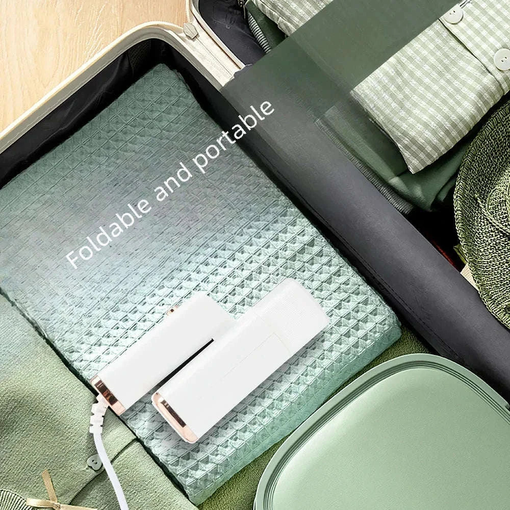 Handheld Fabric Steamer 130ml 1000W Portable Steamer-WHITE / EU