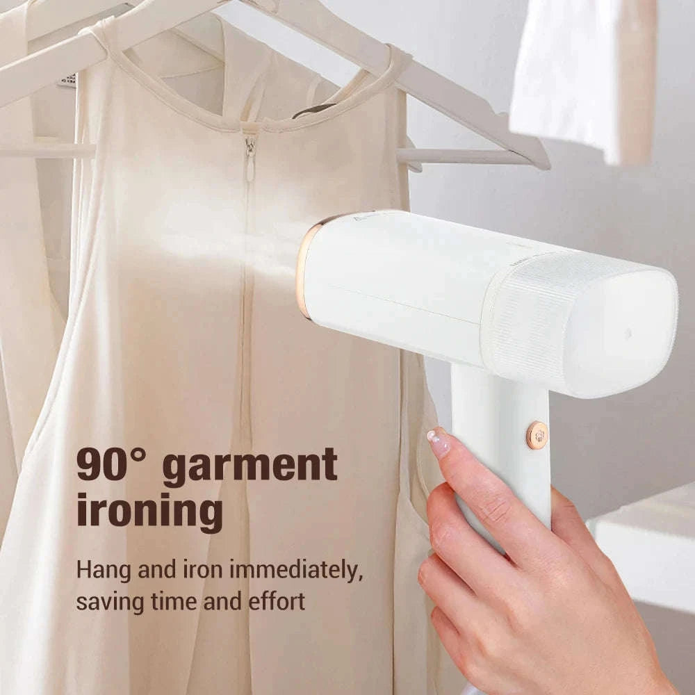 Handheld Fabric Steamer 130ml 1000W Portable Steamer-WHITE / EU