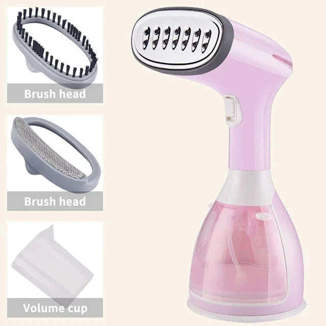 Handheld Garment Steamer 1500W Fabric Steamer for Clothes-blue / EU