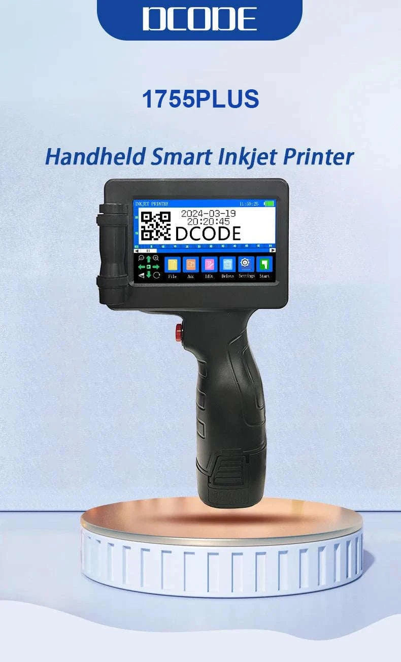 Handheld Inkjet Printer for QR Codes, Barcodes, Dates & Logos-with 1 ink / AU Plug