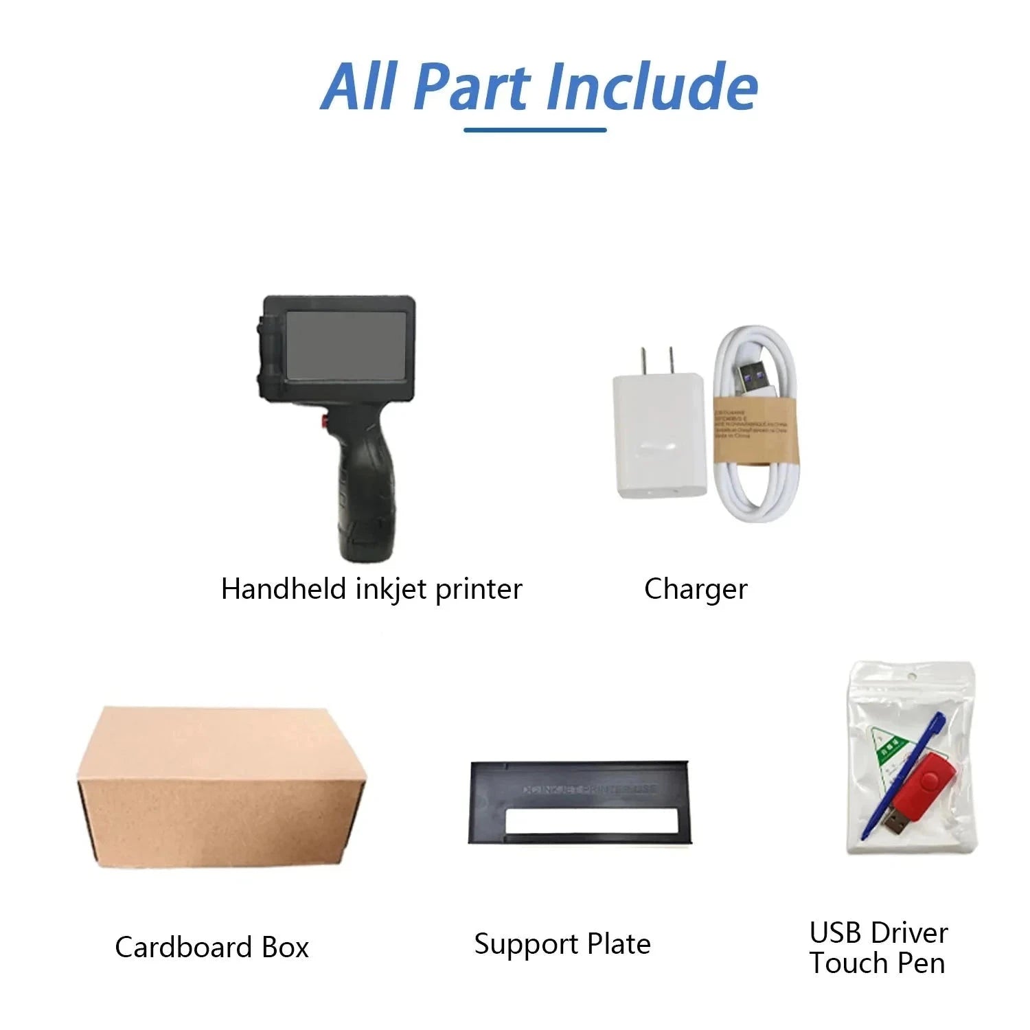 Handheld Inkjet Printer for QR Codes, Barcodes, Dates & Logos-with 1 ink / AU Plug