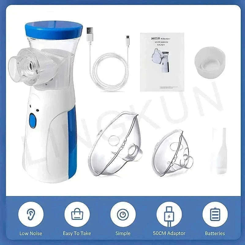 Handheld Portable Mesh Nebulizer for Kids and Adults-Mode 1