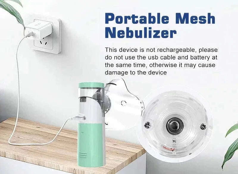 Handheld Portable Mesh Nebulizer for Kids and Adults-Mode 1