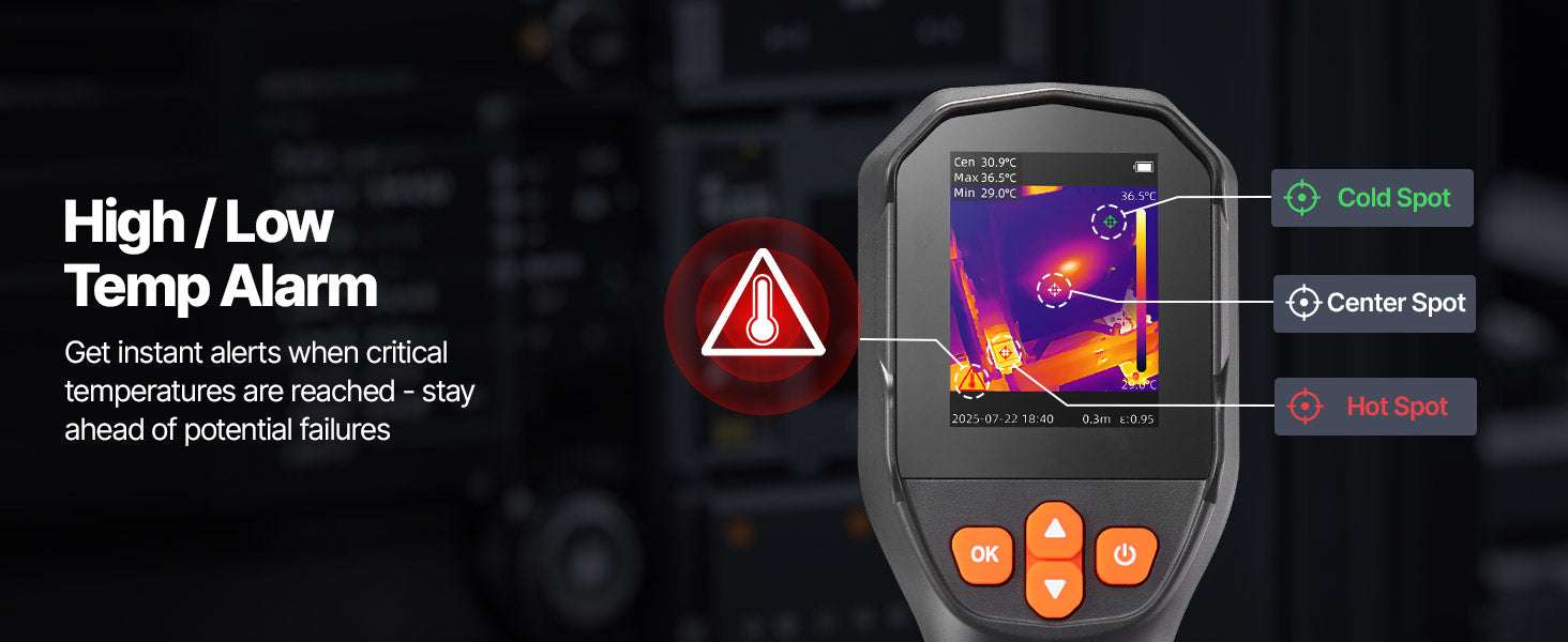 Handheld Thermal Camera 240x180 IR Resolution with 2MP Visual-2.8inch / United States