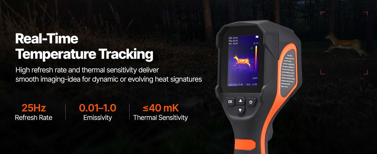 Handheld Thermal Camera 320x240 Enhanced Imaging with 25Hz Refresh-256x192pixels / United States