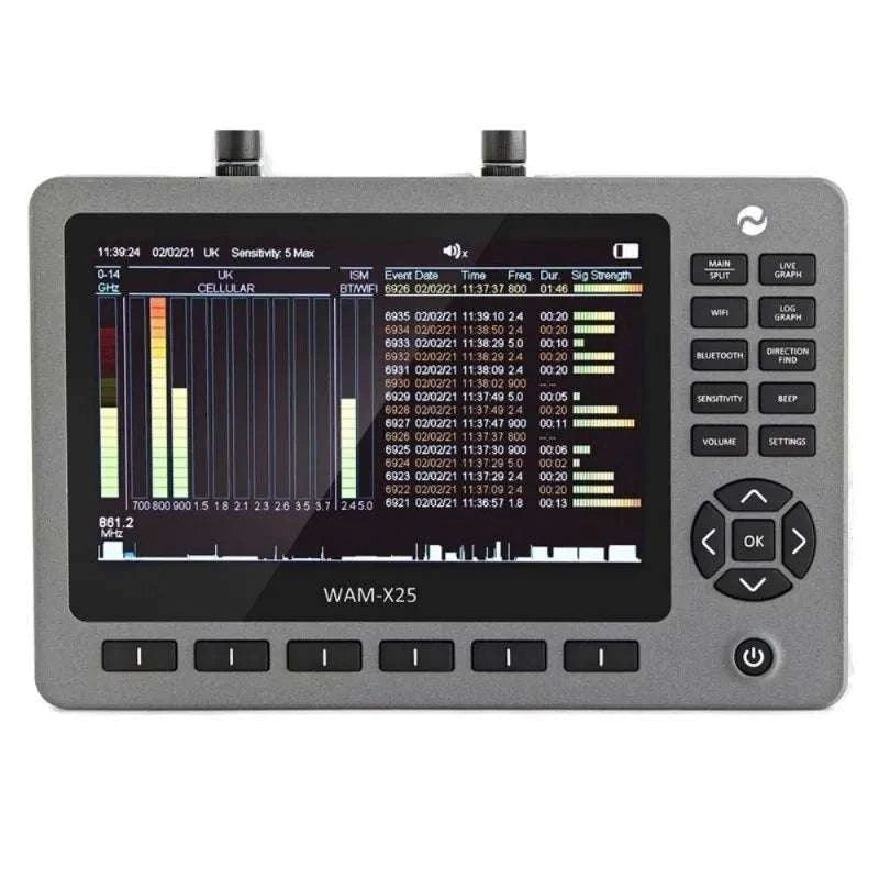 Handheld Wireless Activity Monitor 0–14GHz RF Detector with 5G Detection-Default Title