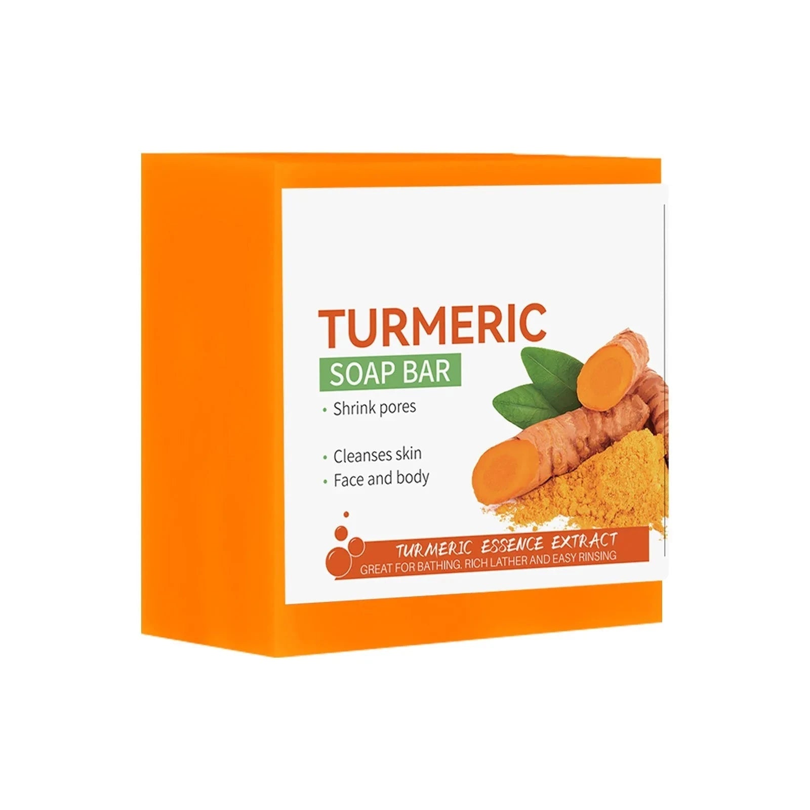 Handmade Turmeric Soap Brightening Cleanser-2pcs