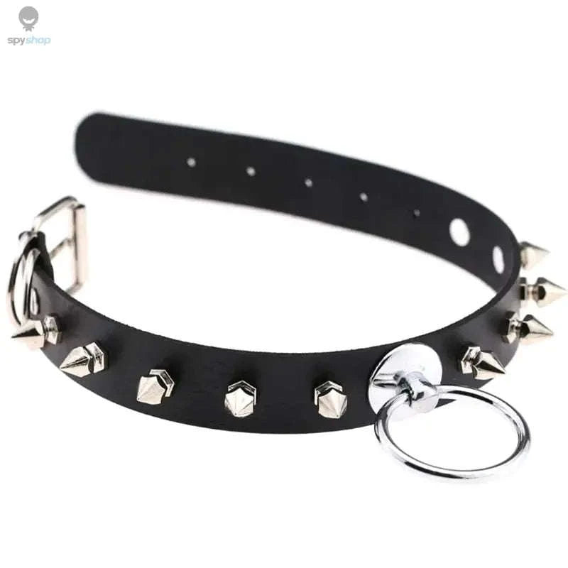 Harajuku Punk Rock Heart Spike Choker-W4704