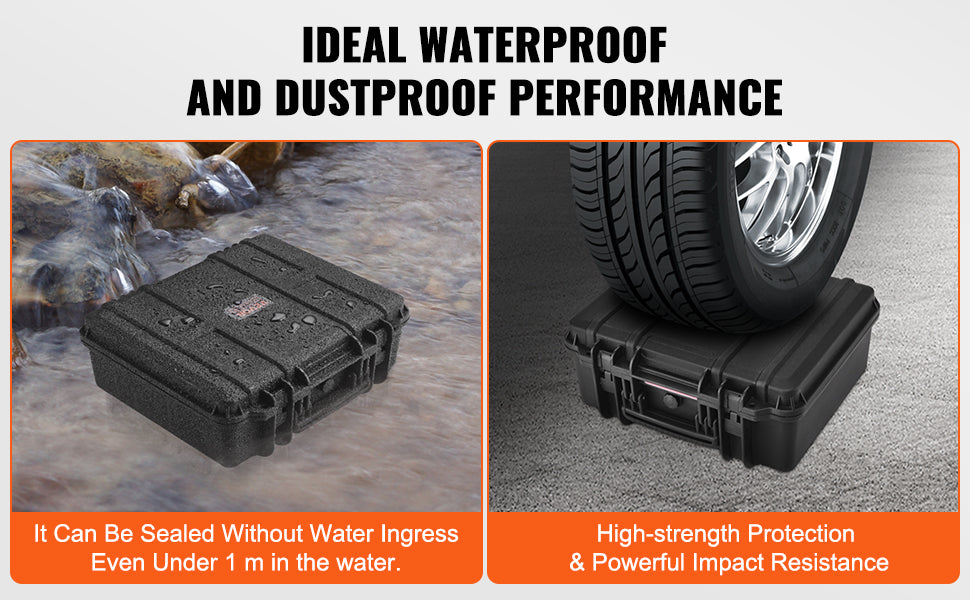 Hard Pistol Case with Pre-Cut Foam IP67 Waterproof TSA Lockable