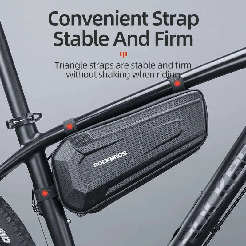 Hard Shell Bicycle Top Tube Bag 1.5L Waterproof-B67