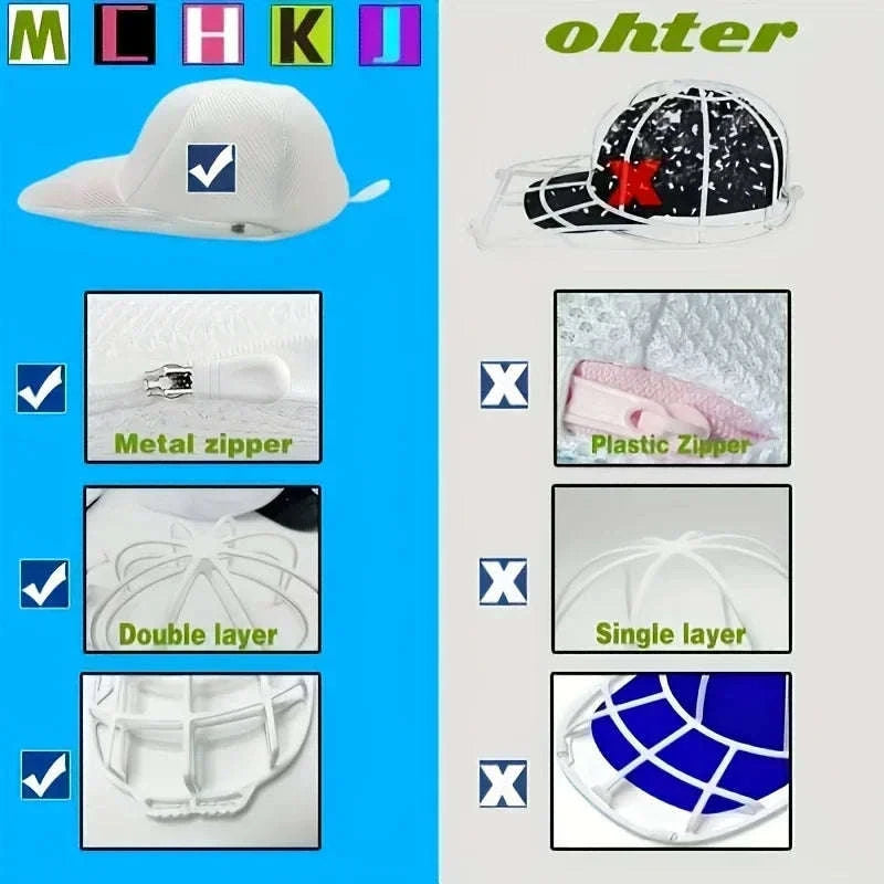 Hat Cleaner Cage for Baseball Caps-Pure hat rack