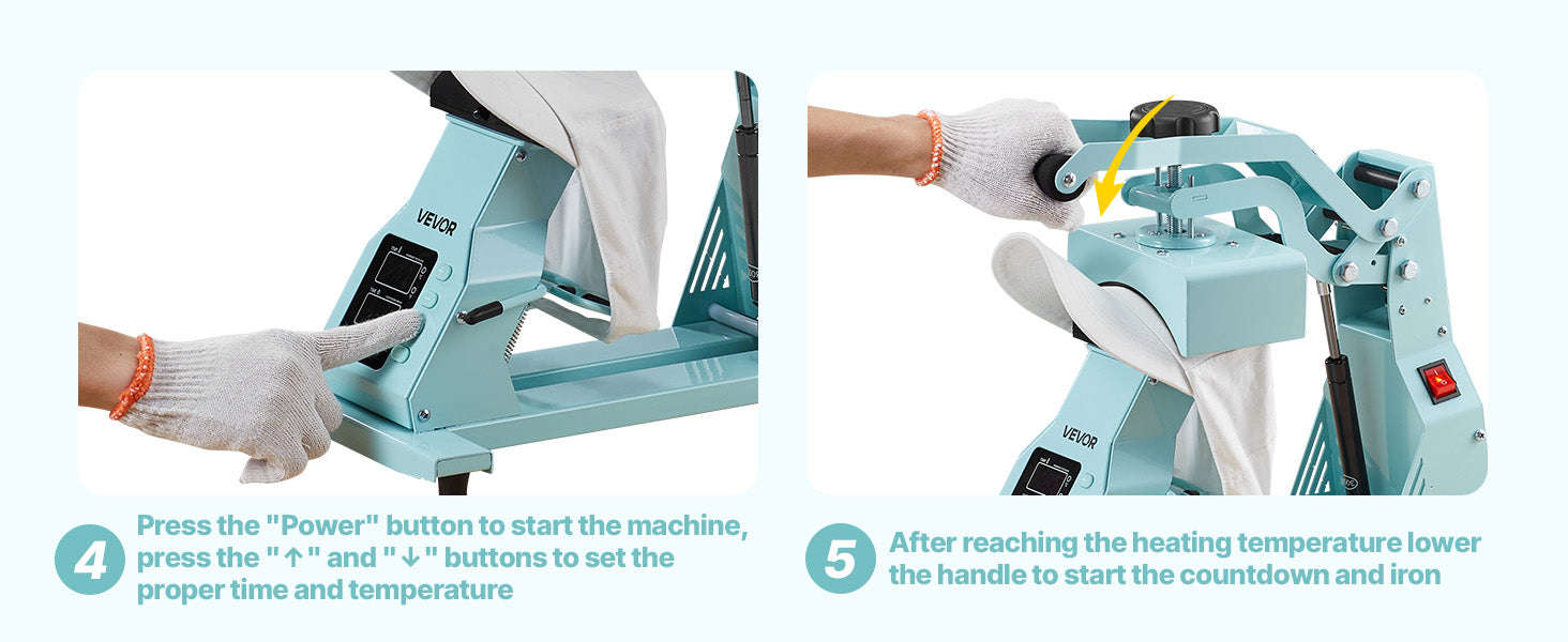 Hat Heat Press Machine with Interchangeable Platens-Green 4in1 / france