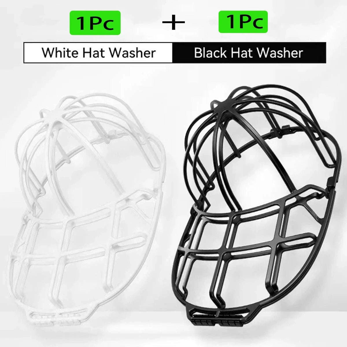 Hat Washing Frame for Shape-Safe Cleaning and Drying-2Pcs(W--B)