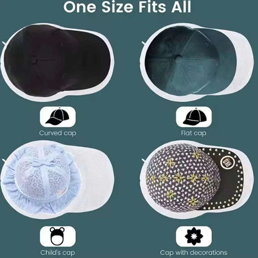 Hat Washing Frame for Shape-Safe Cleaning and Drying-2Pcs(W--B)