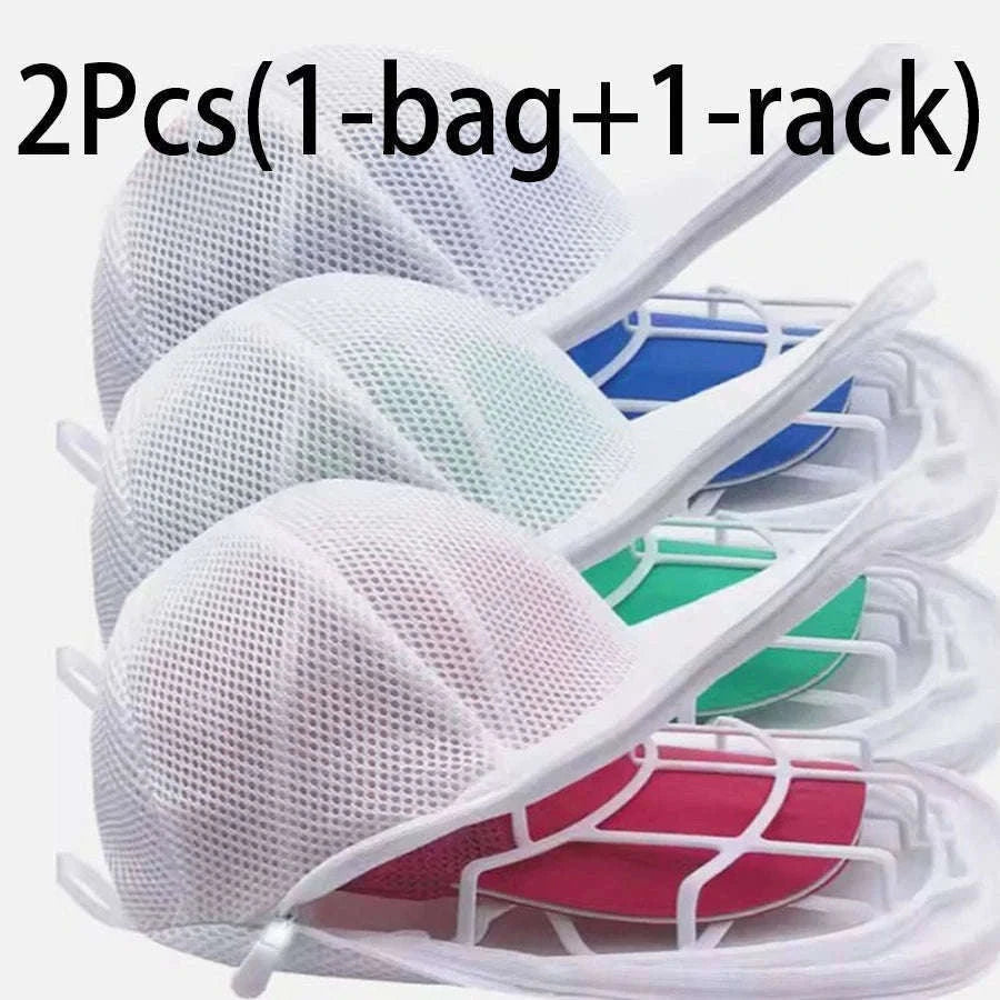 Hat Washing Frame for Shape-Safe Cleaning and Drying-2Pcs(W--B)