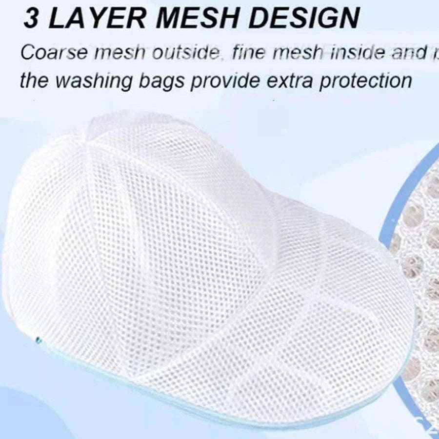 Hat Washing Frame for Shape-Safe Cleaning and Drying-2Pcs(W--B)