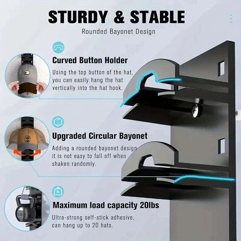 Hat Washing Frame for Shape-Safe Cleaning and Drying-2Pcs(W--B)