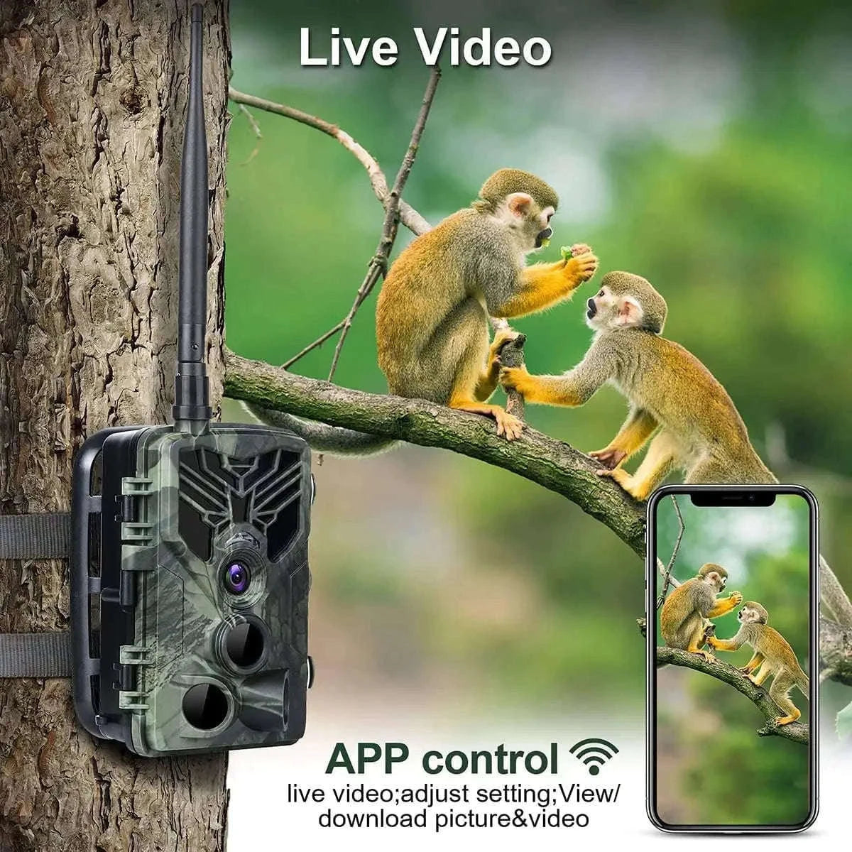 HC-810M Wildlife Hunting Camera with 4K Video, 65ft Night Vision-HC-810M