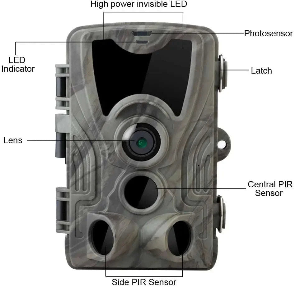 HC801A 20MP 1080P Trail Camera with Night Vision-Default Title