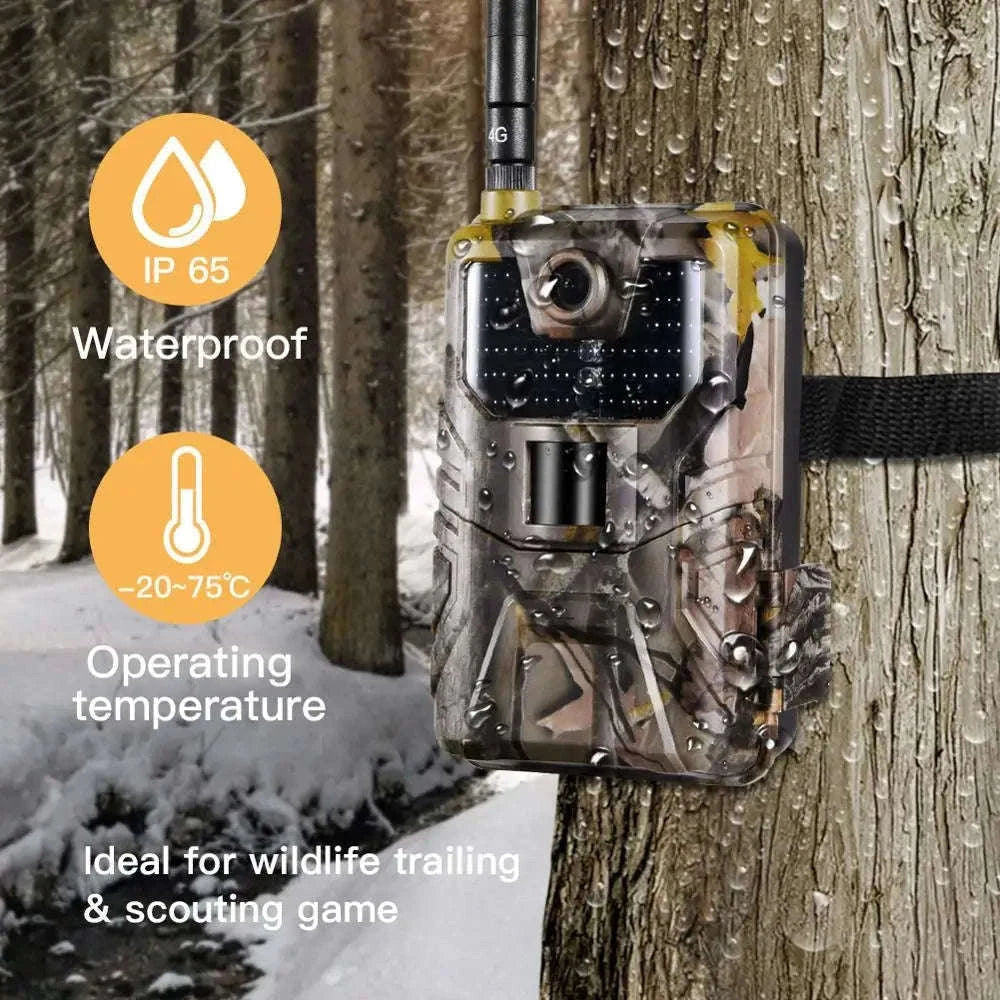 HC900PRO 4G Wireless Trail Camera with Live App and 30MP Night Vision-USA VERSION