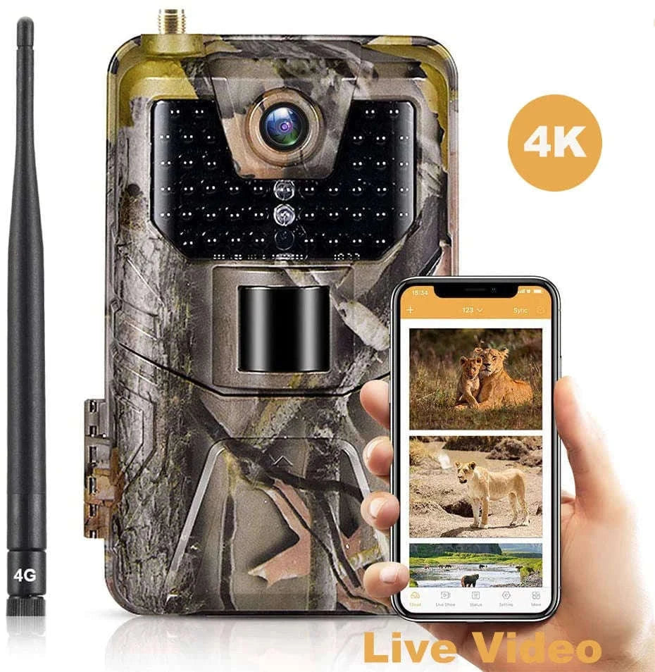 HC900PRO 4G Wireless Trail Camera with Live App and 30MP Night Vision-USA VERSION