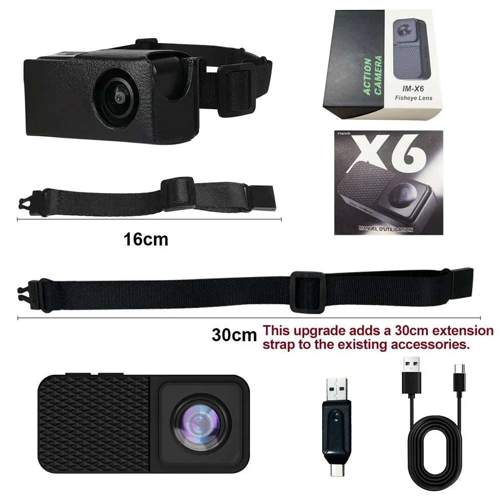 HD 1080P Pet Collar Camera with 170° Wide Angle Recording-X6 Collar pet camera / only camera