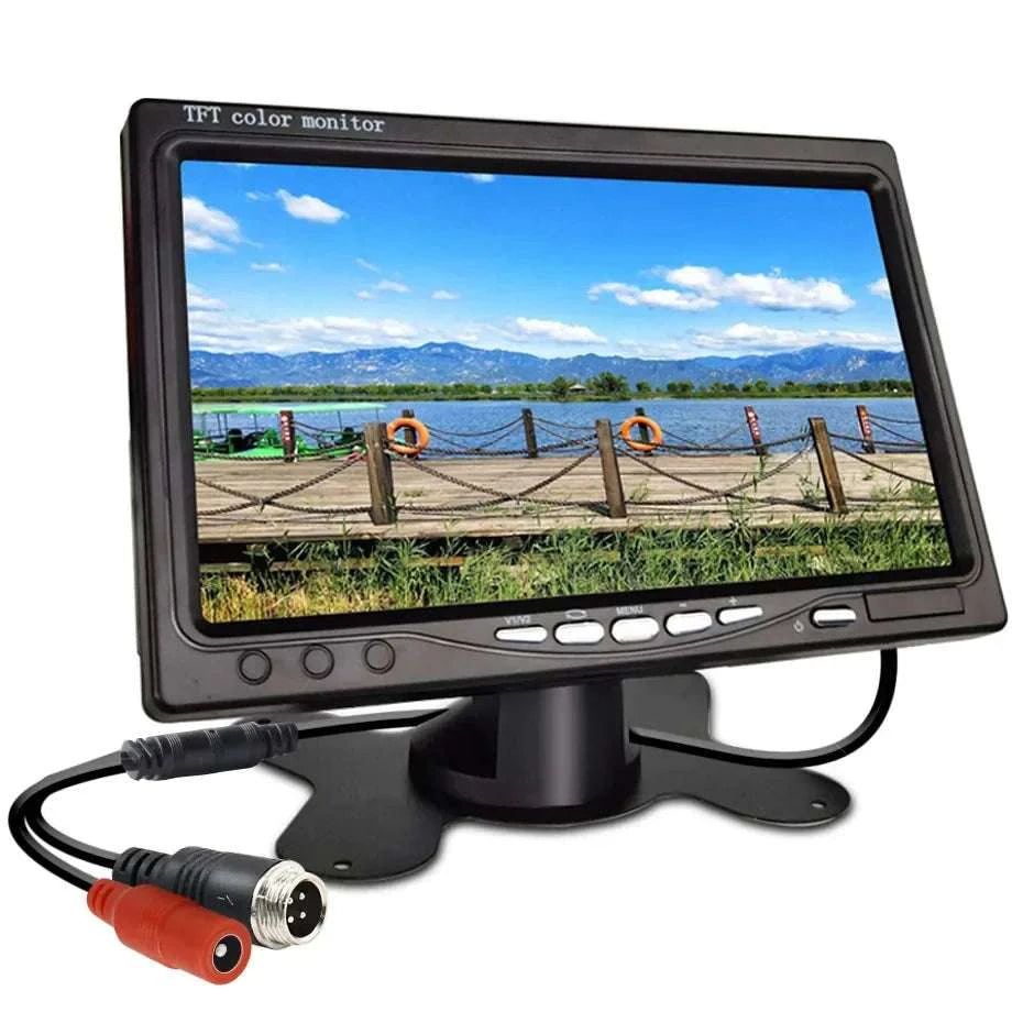 HD Backup Camera with 7" Monitor for Truck, RV & Trailer-10m 7-in monitor Kit